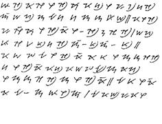 ハヌノオ文字